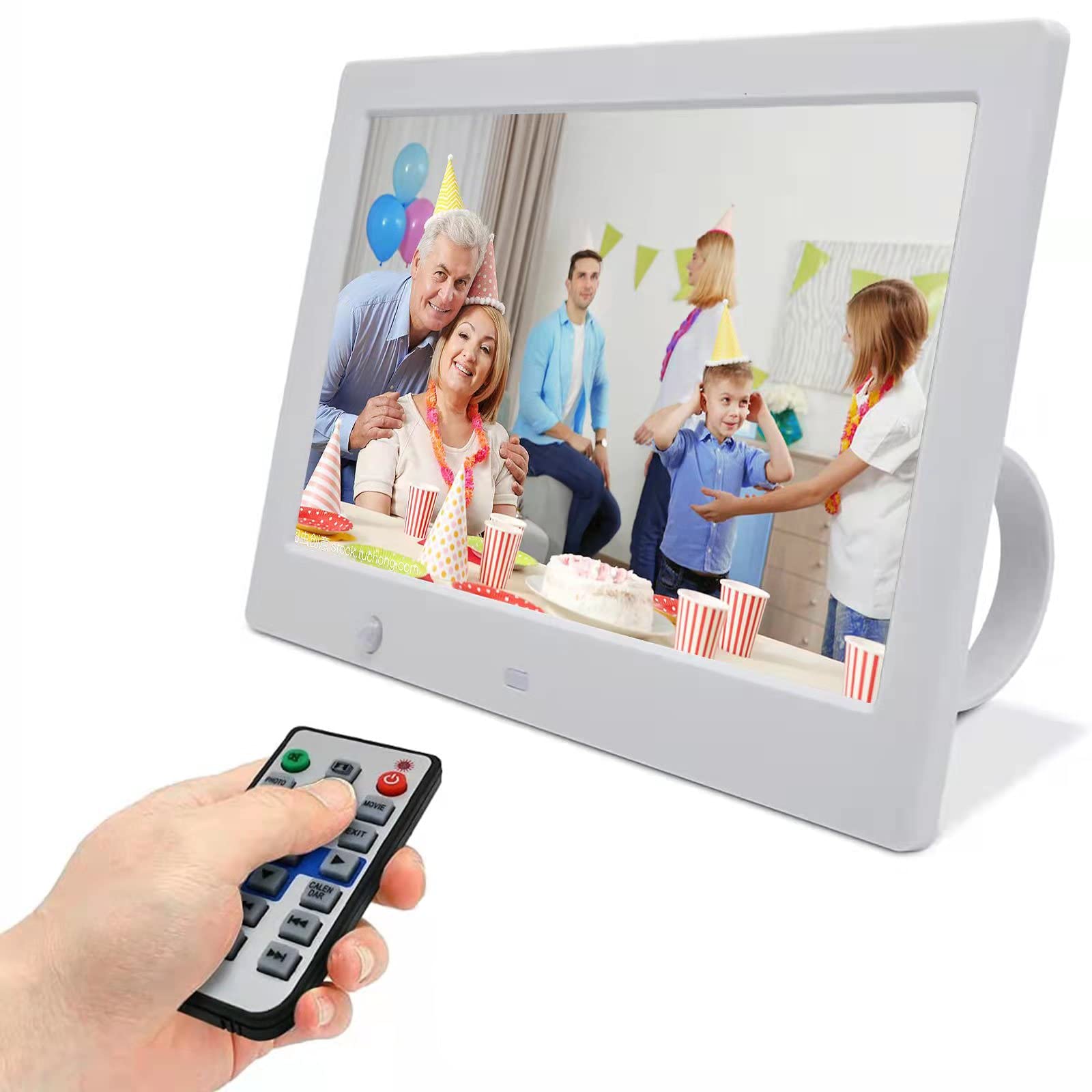 7 inch Digital Picture Frame, Digital Photo Frame HD 1024 x 600 Electronic Photo Frame, Motion Senso