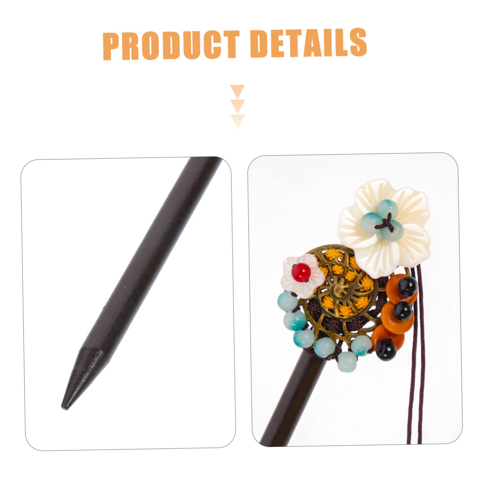 Beaupretty 16piezas Horquillas De Madera Para Recogidos Palillos De Pelo Clásicos Diseño De Para Mujeres y Accesorio Elegante Para y