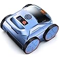 (2025 New) Robotic Pool Vacuum, Robotic Pool Cleaner for Inground Pools, Pool Robot with Smart Navigation, Floor/Wall/Waterline Cleaning, 180 Mins Runtime for Pool Up to 2100 Sq.ft