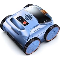 (2025 New) Robotic Pool Vacuum, Robotic Pool Cleaner for Inground Pools, Pool Robot with Smart Navigation, Floor/Wall/Waterline Cleaning, 180 Mins Runtime for Pool Up to 2100 Sq.ft