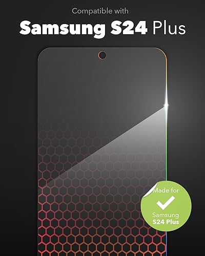 Miniatura 2 de ZAGG InvisibleShield Fusion XTR3 - Protector de pantalla para Samsung Galaxy S24+, polímero híbrido, impacto hexiom, filtro de luz azul avanzado,