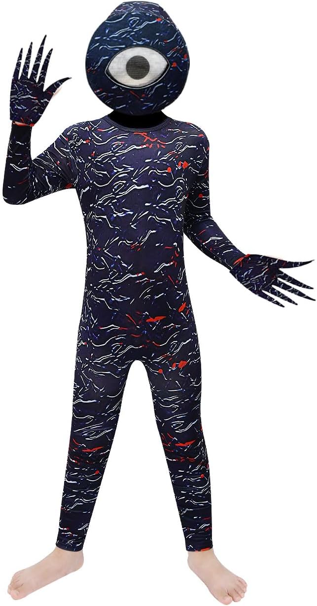 Letushy Monster Horror Game Costume for 5-12Years Kids