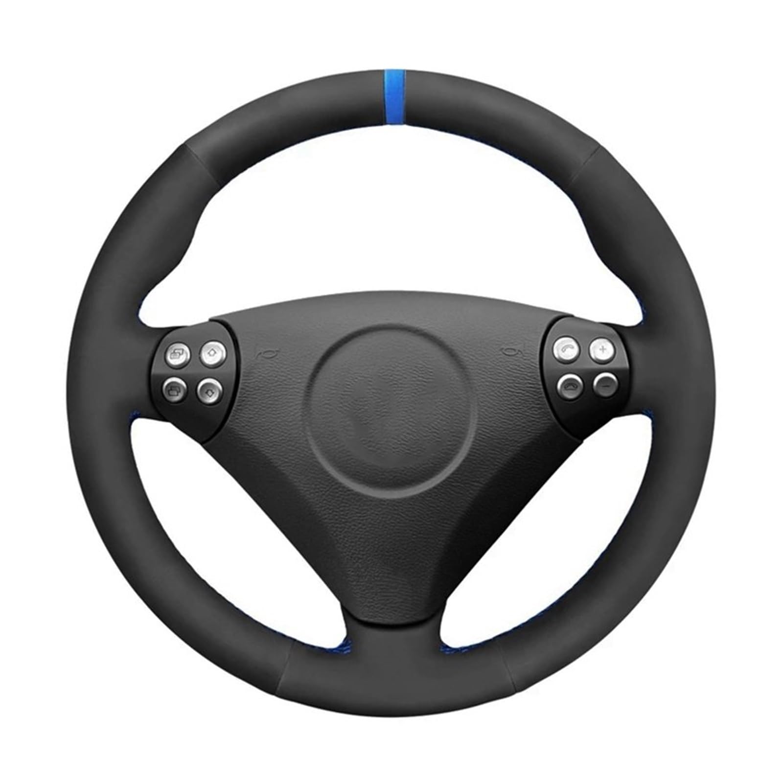 Auto Coprivolante Per Benz Per Classe-C Per W203 2004 2005 2006 2007 Coprivolante Per Auto Personalizzato Treccia Antiscivolo Coprivolante Protezione (Colore : Brown Thread)
