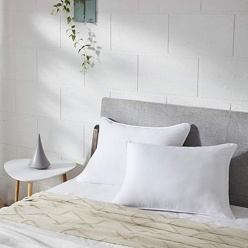 Miniatura 6 de Seward Park Juego de 2 fundas de almohada alternativas de plumón para dormir, tamaño King de 20 x 36 pulgadas, apoyo firme de lujo para dormir con