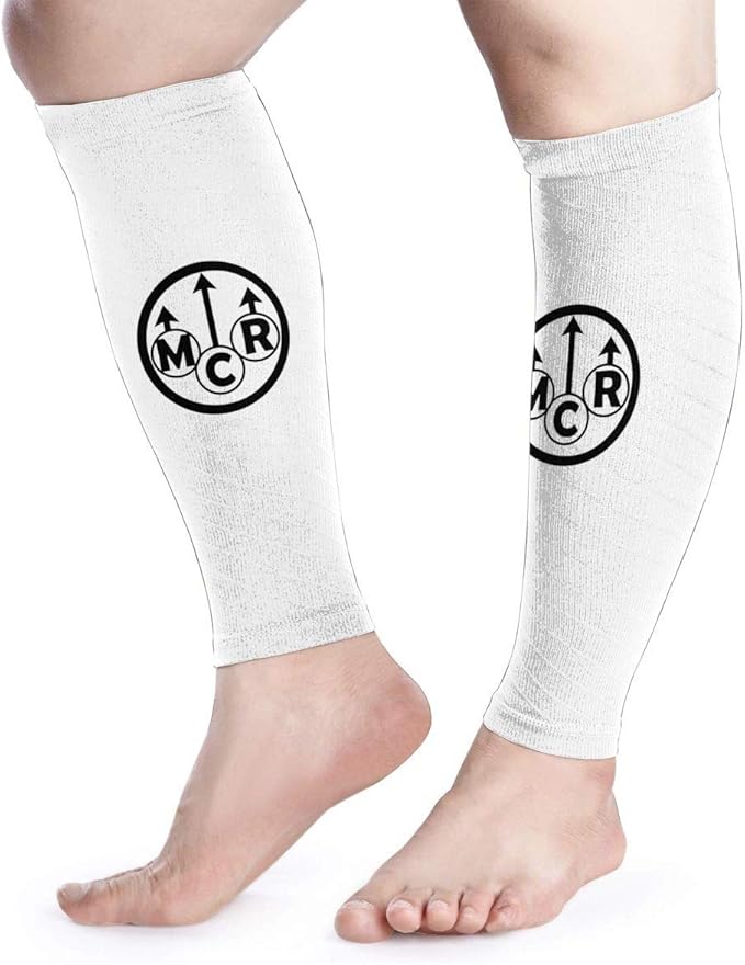 Amazon Co Jp ふくらはぎサポーター 脛サポーター My Chemical Romance Mcr Logo コンプレッション 紫外線防止 肉離れ 浮腫み予防 高弾力 着圧 静脈怒張予防 バスケ サッカー ゴルフ スポーツ用 ユニセックス 両足セット ドラッグストア
