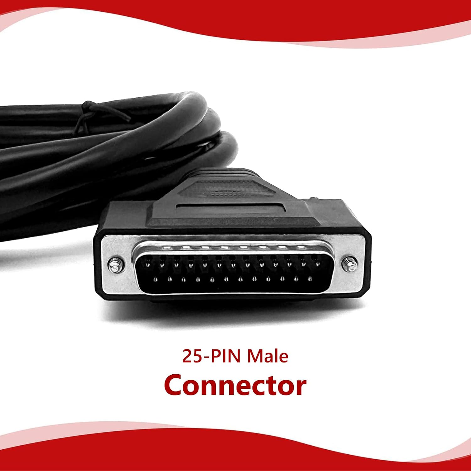 Main Cable Fit for INNOVA 3100 3110 3120 3130 3130C 3140 3150 3160 31703 31603 31403 5610 DB25 OBD2 Diagnostic Scanner, 16-PIN Male to 25-PIN Male OBD-II Test Connector Adapter - 5.1ft/155cm