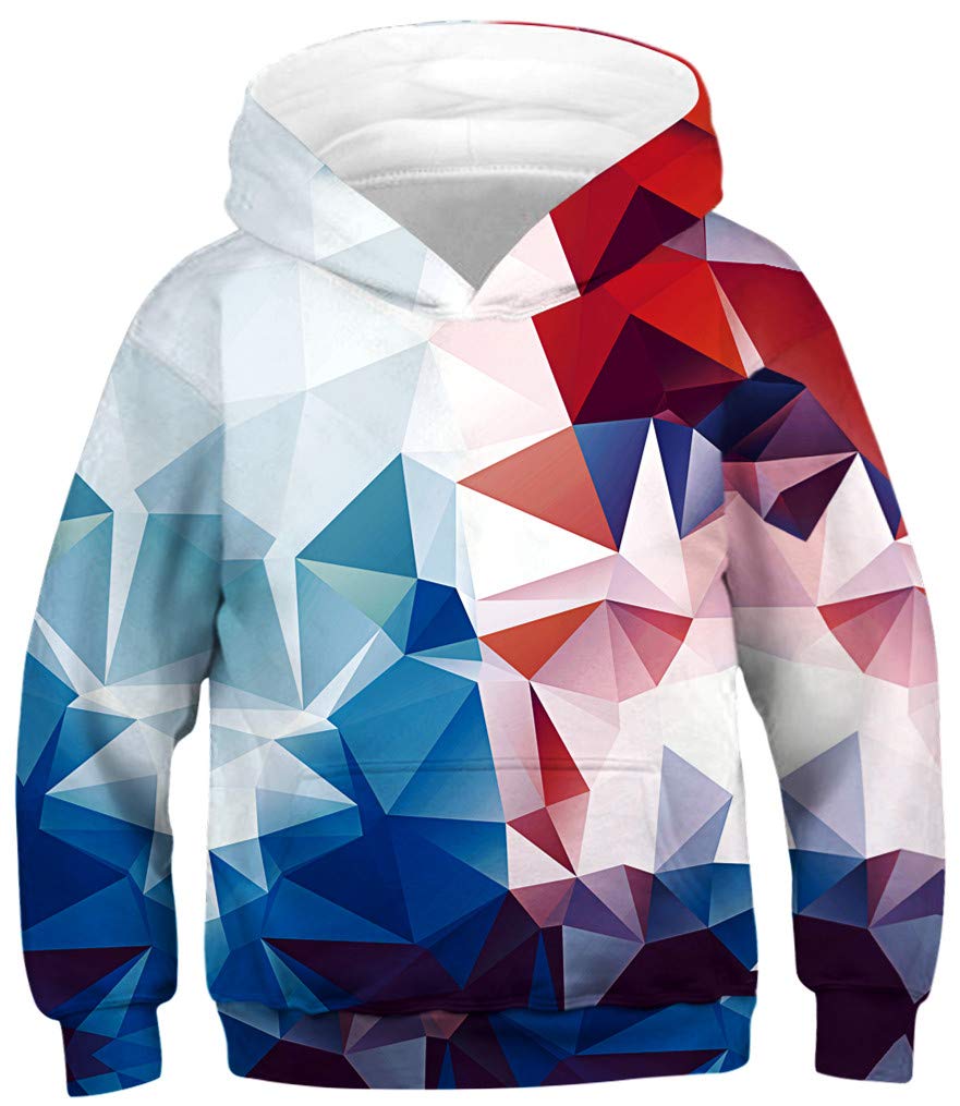 Ocean Plus Bambini e Ragazzi Felpe con Cappuccio Bambino Multi Teens Colorate Felpa Maniche Lunghe Bambina Pullover
