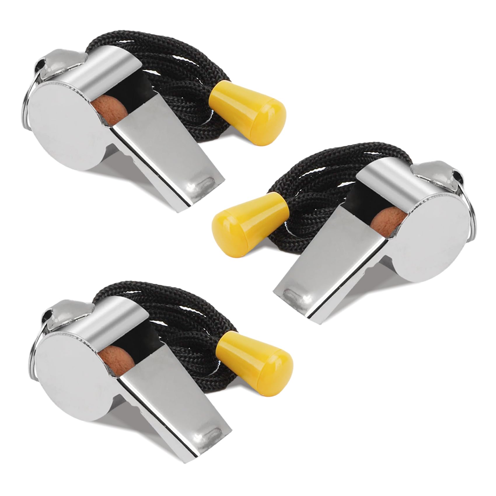 Whistle, Whistle for Coaches, Whistle for Teachers, Whistles, Whistles for Adults with Lanyard, Stainless Steel Sports Whistle, Loud Crisp Sound