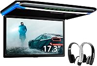 Vista 11 de XTRONS® Pantalla TFT Digital FHD Ultrafina de 17.3 Pulgadas 16:9 Reproductor Aéreo de Video 1080P para Automóvil Monitor Montado en el Techo Puerto