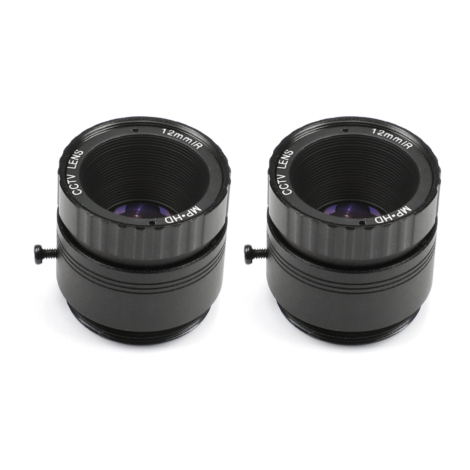 2 Stück Othmro 8mm CCTV Objektive – 3 MP, F1.4 Blende, 1/2,5" Weitwinkel, CS-Gewinde Für IP- & Panorama-Kameras