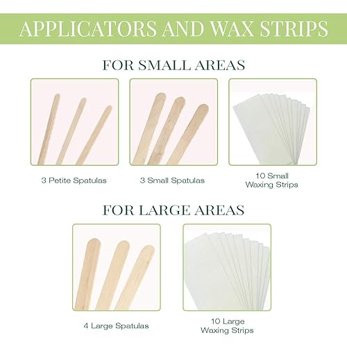 Miniatura 2 de Clean  Easy Kit de microondas sensible para cara y cuerpo todo en uno esencial para tratamiento de depilación de cuerpo completo cera suave fácil de