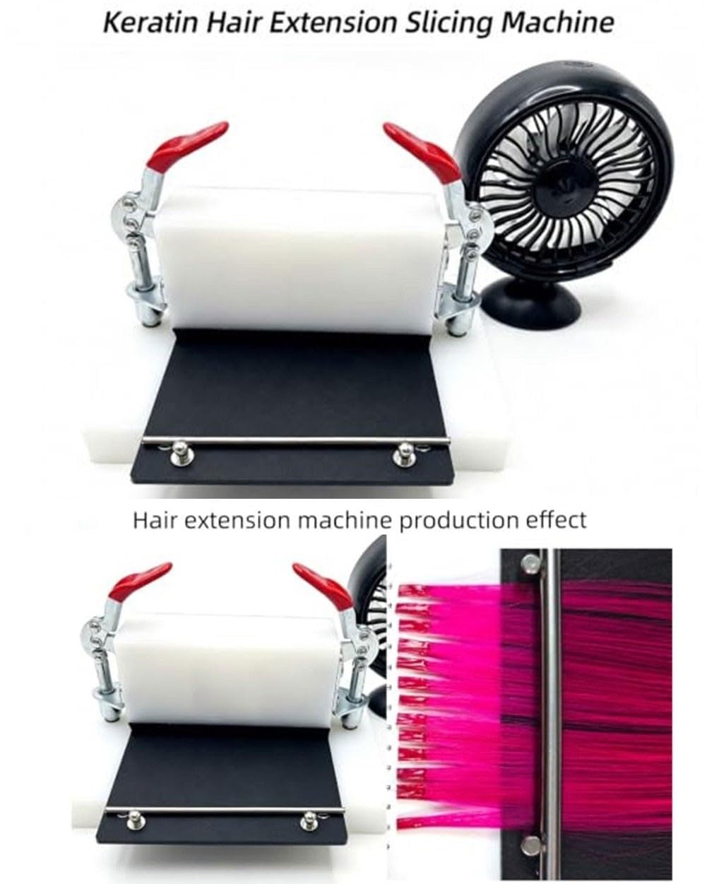 Haarverlängerungsmaschinen-Set, Mini-Keratin-Bonding-Werkzeug for echtes