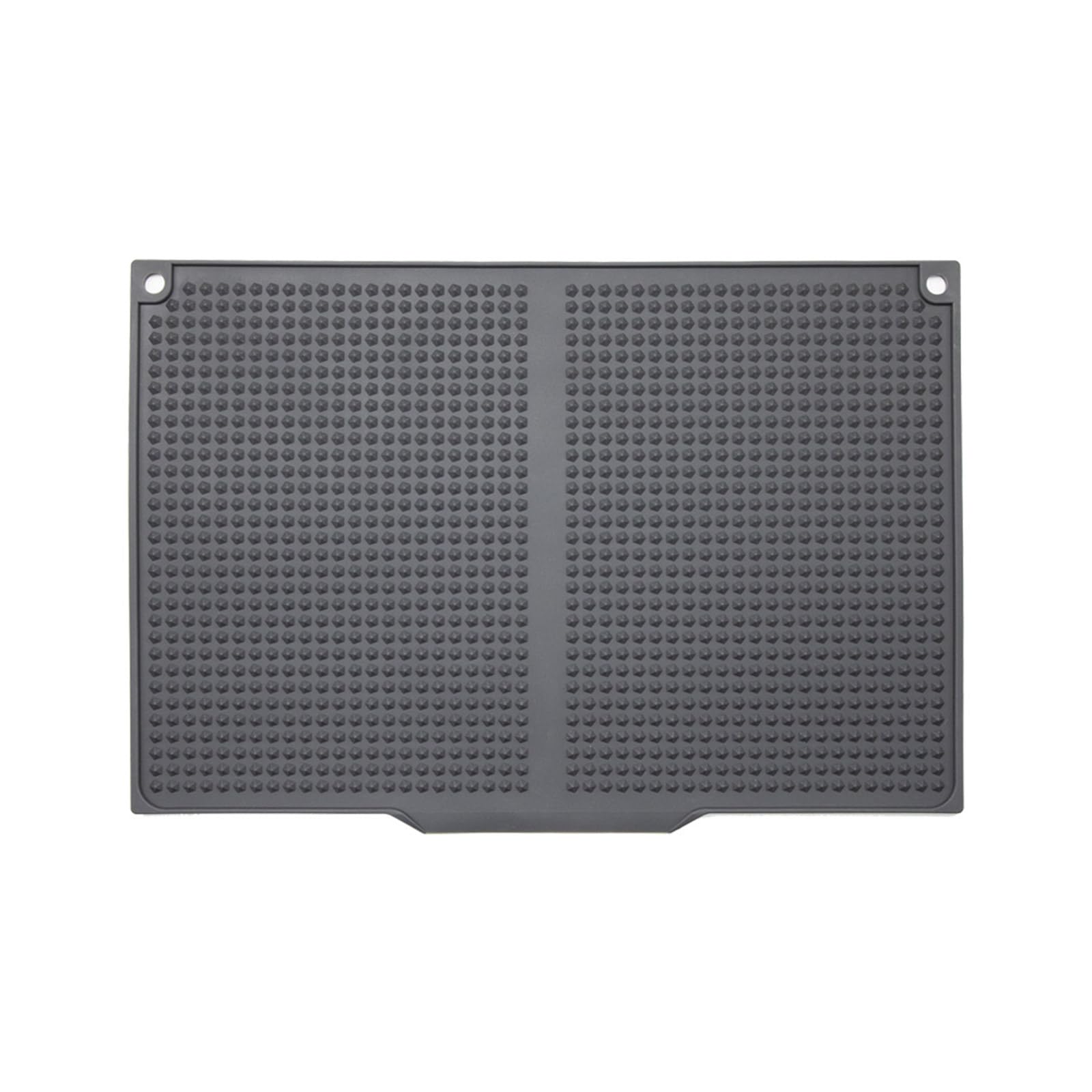 CUNZJIA Silicone Drain Mats with Unique Pentagonal Drying Pad Kitchen Drain Pad for Efficient Draining Water