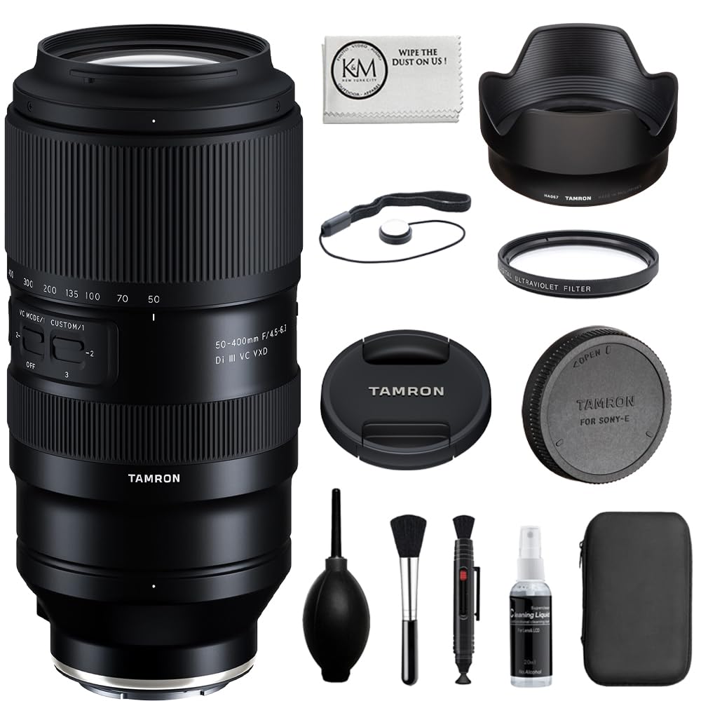 美品 TAMRON 50-400mm ソニーEマウント Amazon.com : Tamron 50-400mm f/4.5-6.3 Di III VC VXD Lens