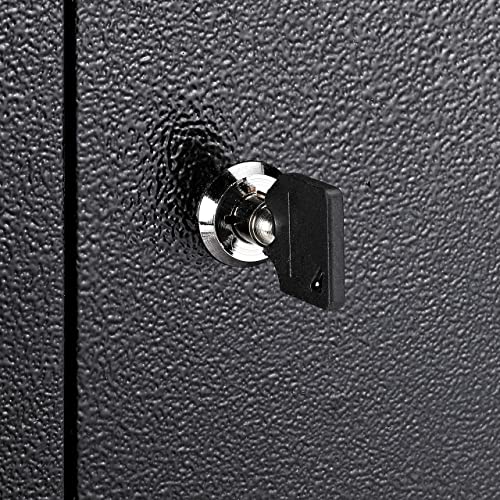 Adiroffice Drop Box - Heavy Duty Secured Storage With Lock - For Commercial Home Office Or Business Use (Black) #TOP6