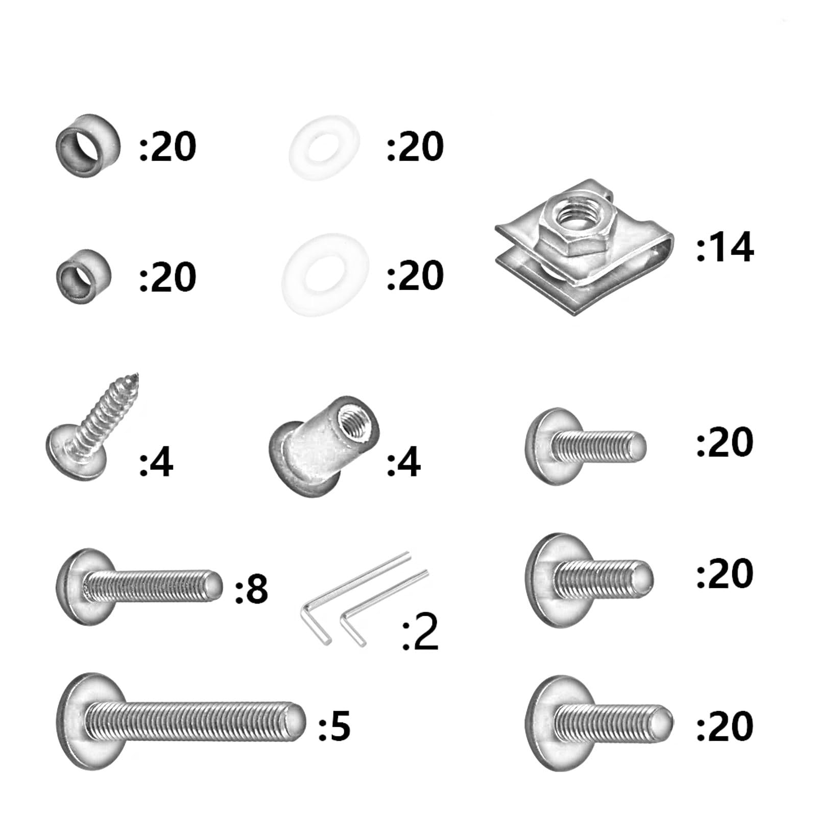 アメリカンバイク　ボルトナットバイク Amazon | バイク用ボルトナット Compatible With 177 個
