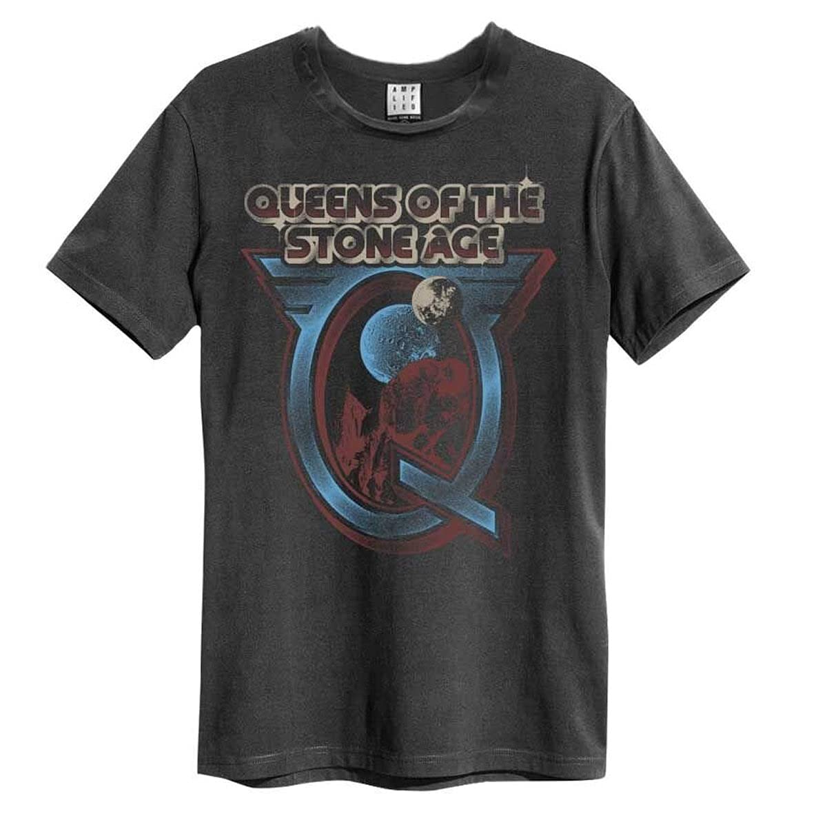 Amplified Unisex Charcoal Queens Of The Stone Age - Outer - T-Shirt Xxl