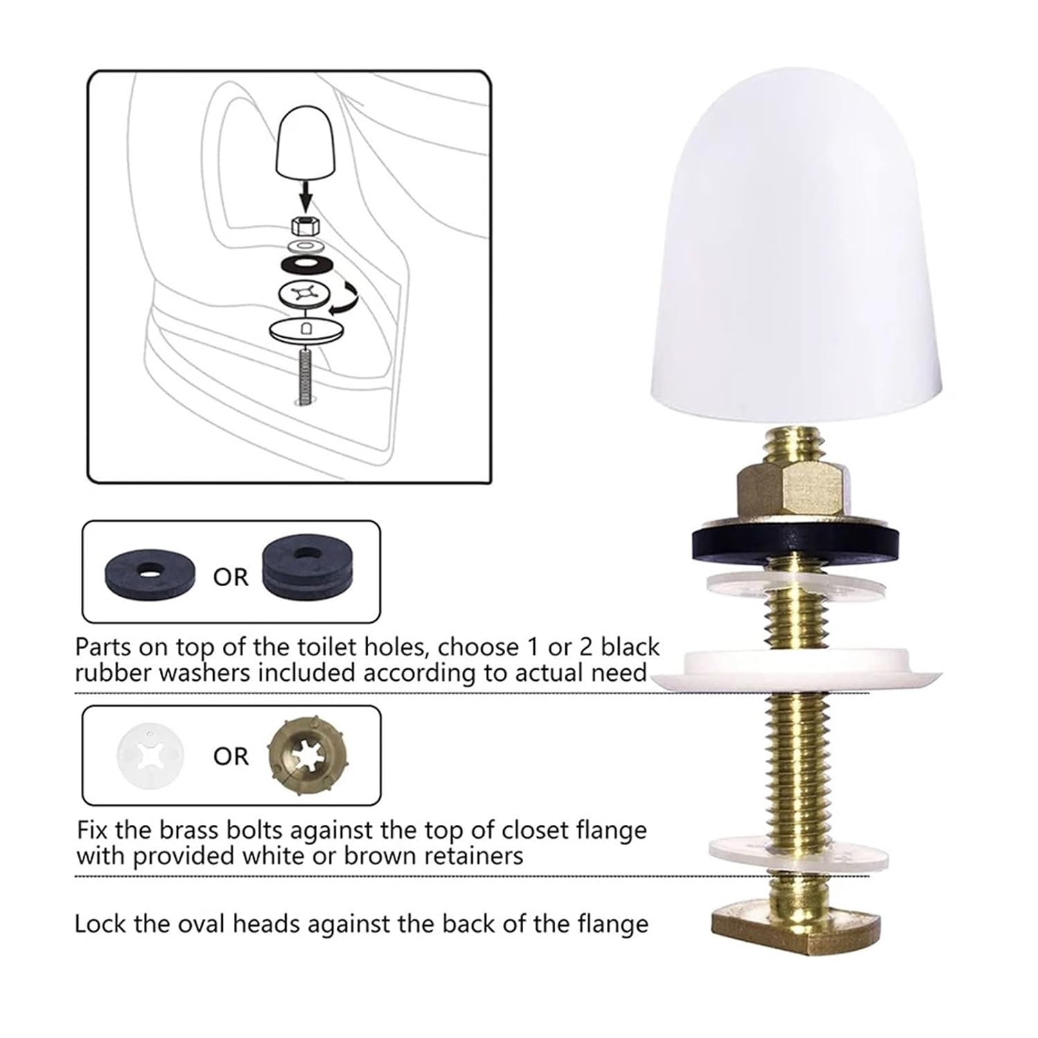 Wax Ring for Toilet 1set Toilet Wax Ring Kit Universal Installation Flange Leak-Proof Odor-Proof Leakage Water Closer Screw Nuts 3In/4In Waste Lines