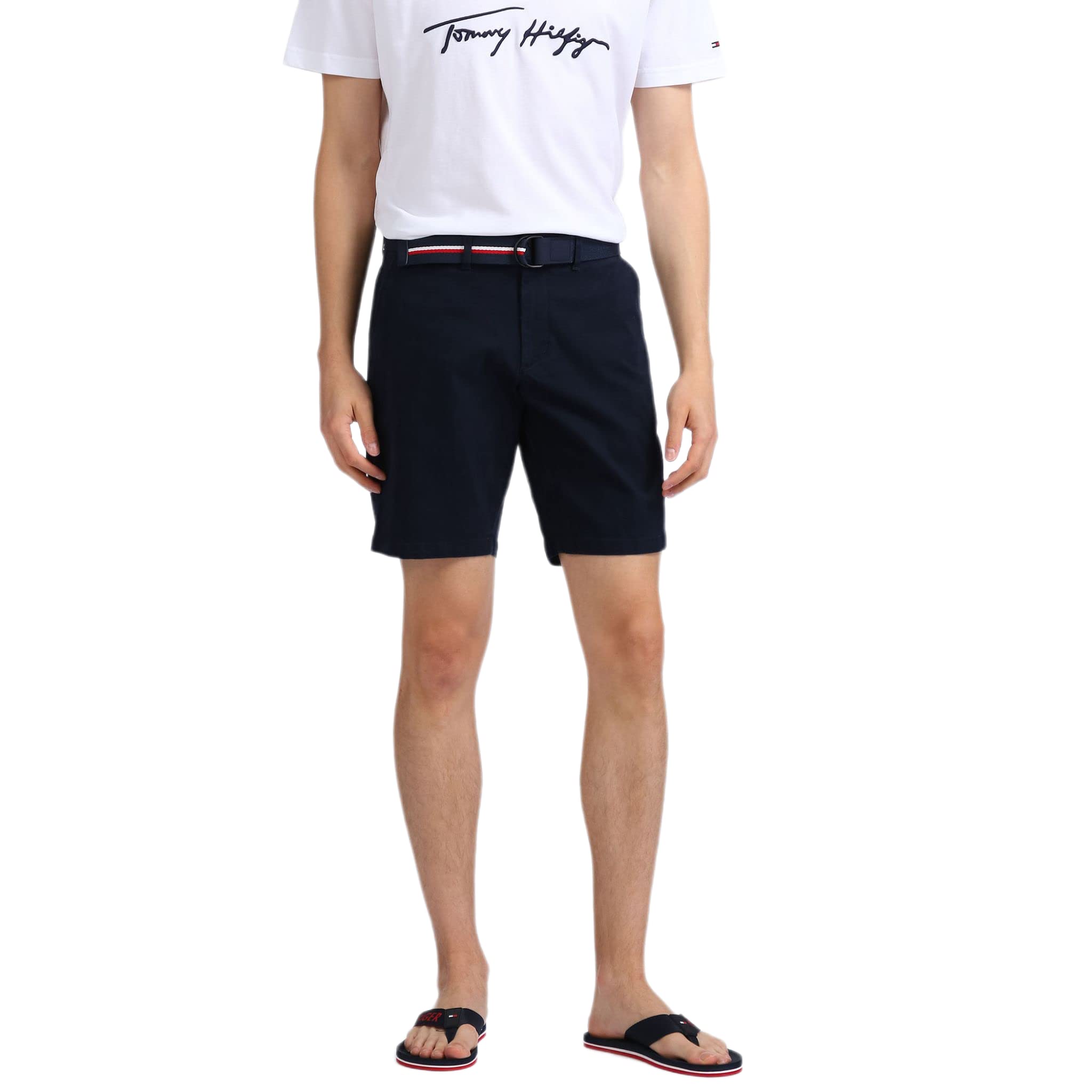 Tommy Hilfiger Men's WCC Brooklyn Short B. Twill + Belt