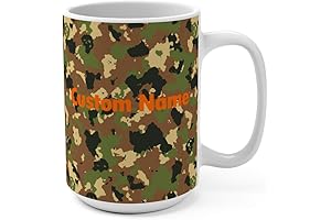 Custom Camo Coffee Mug - Design Your Own Unique Camouflage Mug