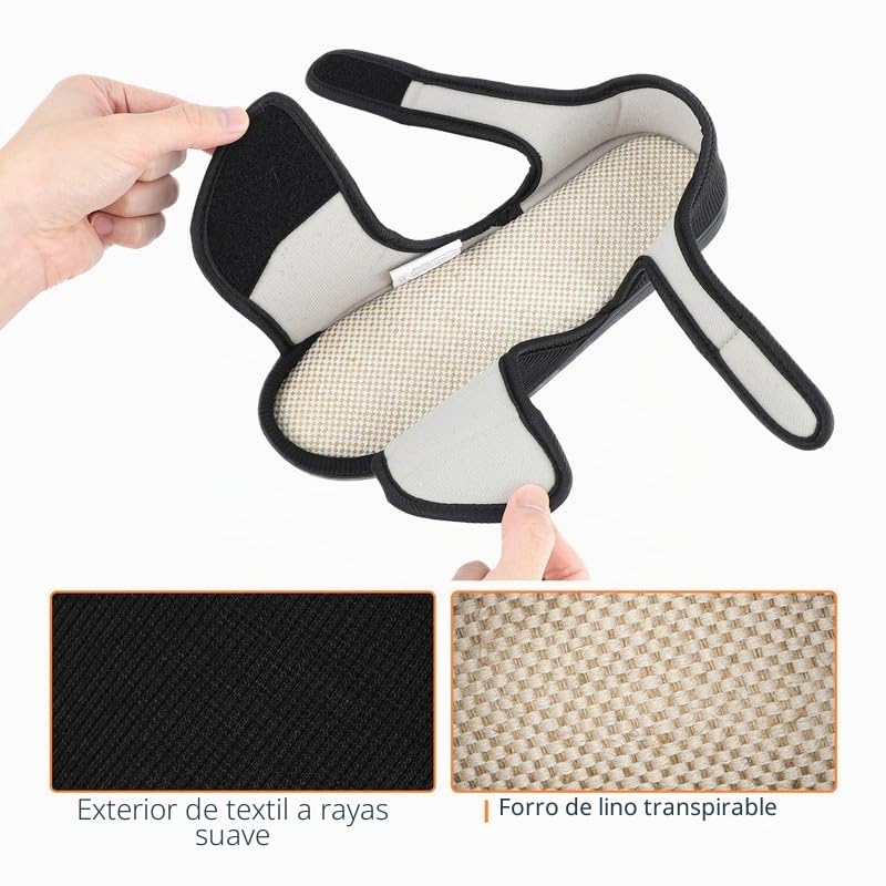 TIESTRA Pantuflas Calientes para Hombres con Pies Grandes,Pantuflas Diabéticas de Piel de Oveja para Invierno,Pantuflas de Fieltro con Puntera Abierta,Plantilla de Espuma con Memoria