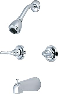 P-1230 Elite Two Handle Tub/Shower Set in Chrome