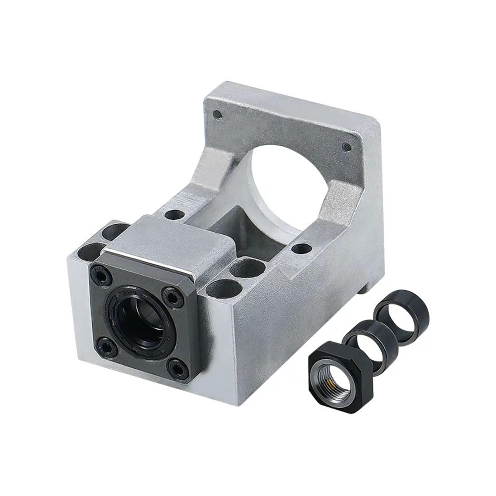 HM12-57 Aluminum Stepper Motor Seat Support Ballscrew SFU16 and Nema23 Engines Integrated Motor Bracket(HM12-57 C7)