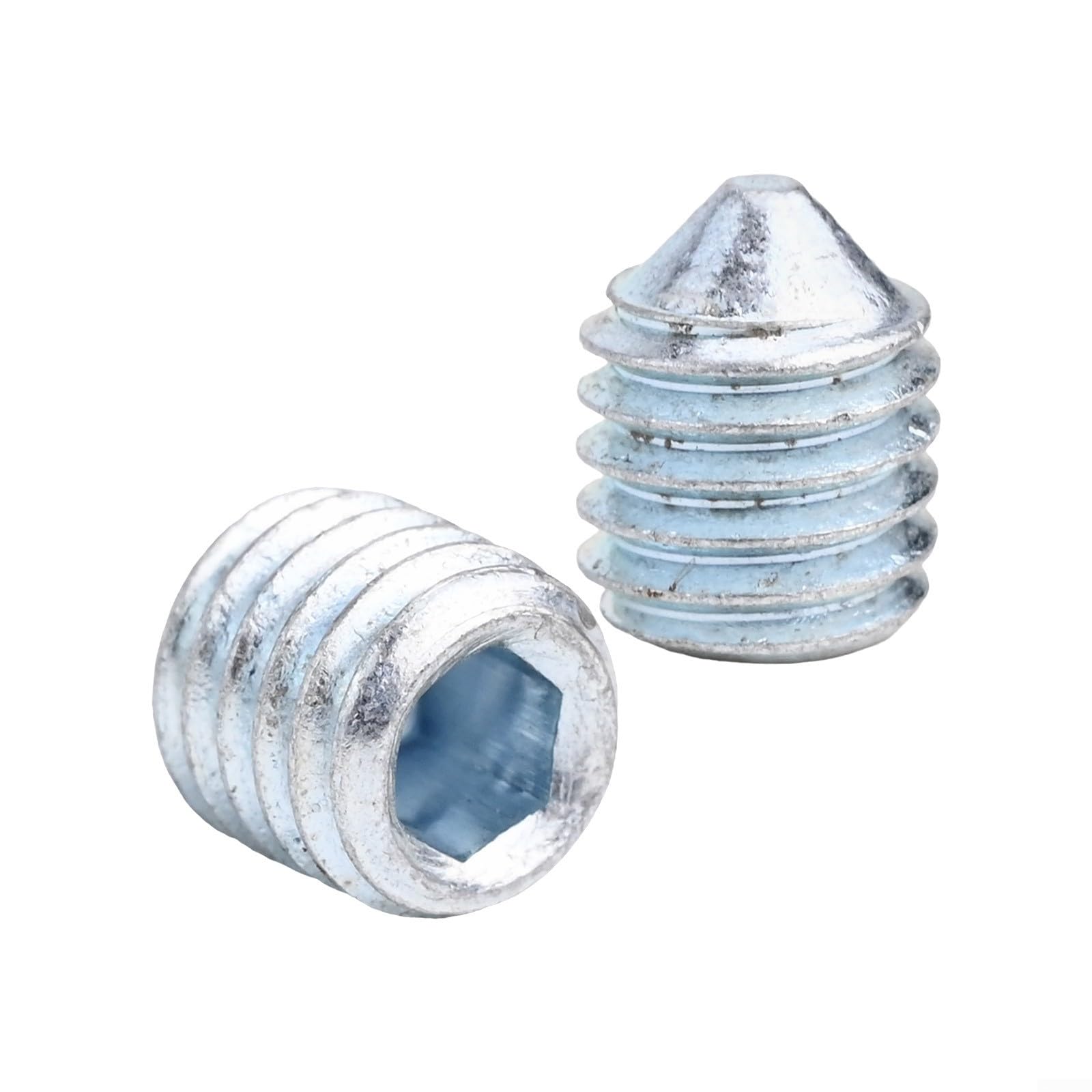 Fermacavi per attrezzature da fitness con sfera in gomma e terminale in acciaio per cavi da palestra da 5-6 mm, set di prese esagonali, connessione sicura a vite, accessorio di protezione per cavi (6