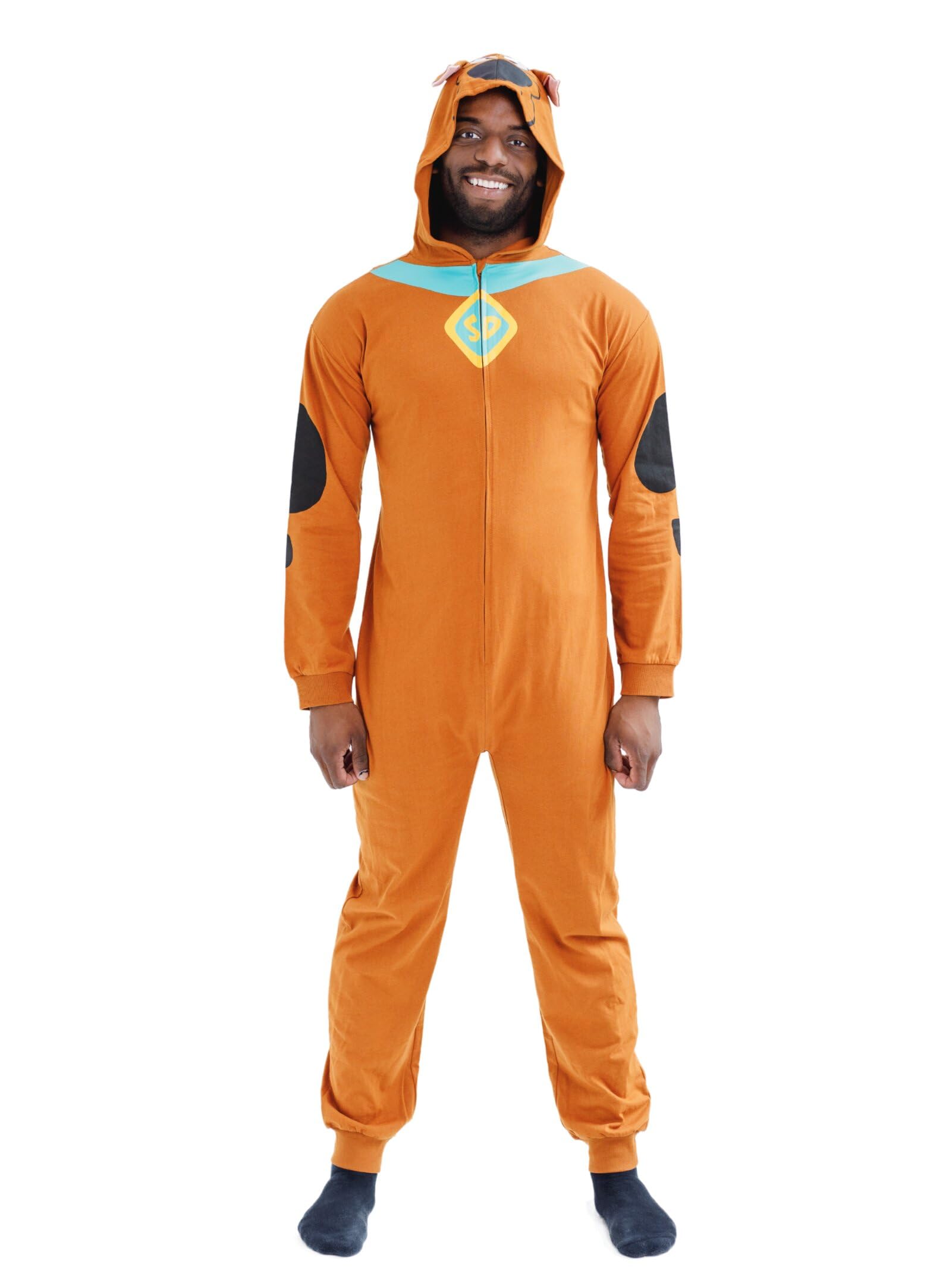Scooby-Doo Zip Up Cosplay Coverall Newborn to Adult Sizes 0-6 Months - 2XL