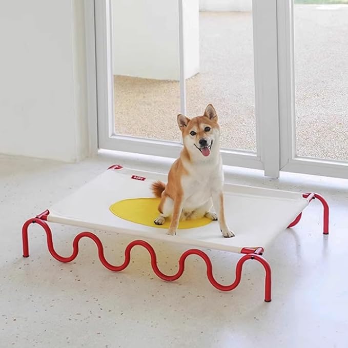 Cama Catre Elevada para Perro Grande 92x62cm Lavable y Transpirable miniatura 8