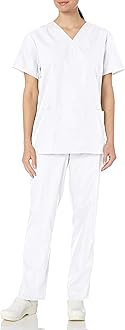 CHEROKEEWomen's Unisex Top and Scrub Pant Set Medical