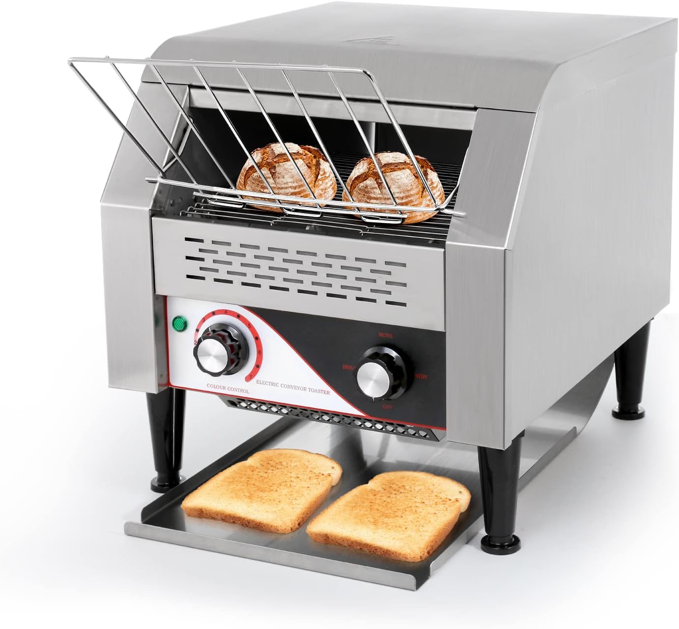 DynaLiving Commercial Toaster 300 Slices/Hour Stainless