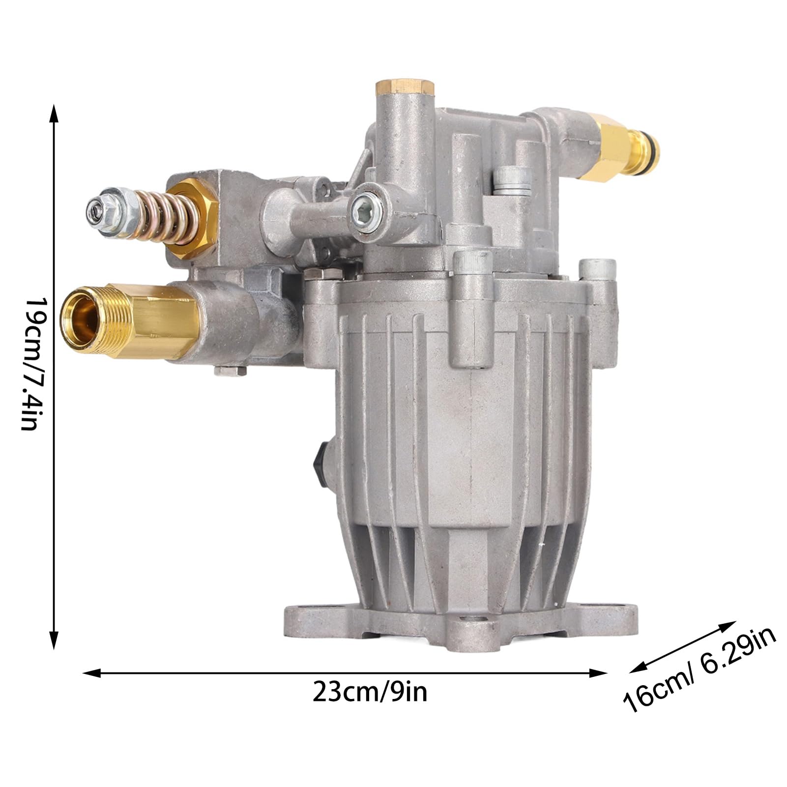 lyrlody Pompe de Nettoyeur Haute Pression 2610 3000 PSI 2,2 2,4 GPM, Aluminium moulé sous Pression, Système d'étanchéité Double, Large Application pour Simpson, Troy Bilt,DXPW3025