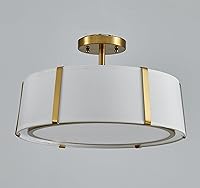 Vista 2 de Shrine Candelabros de tambor de iluminación, estilo moderno, lámpara de techo perfecta para espacio vital, 16 pulgadas de profundidad x 9 pulgadas