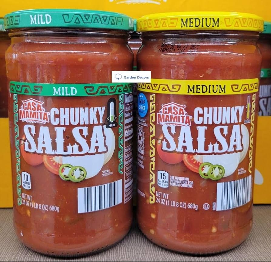 Amazon.com: Casa Mamita Mild & Medium Chunky Salsa 24oz 680g (Two
