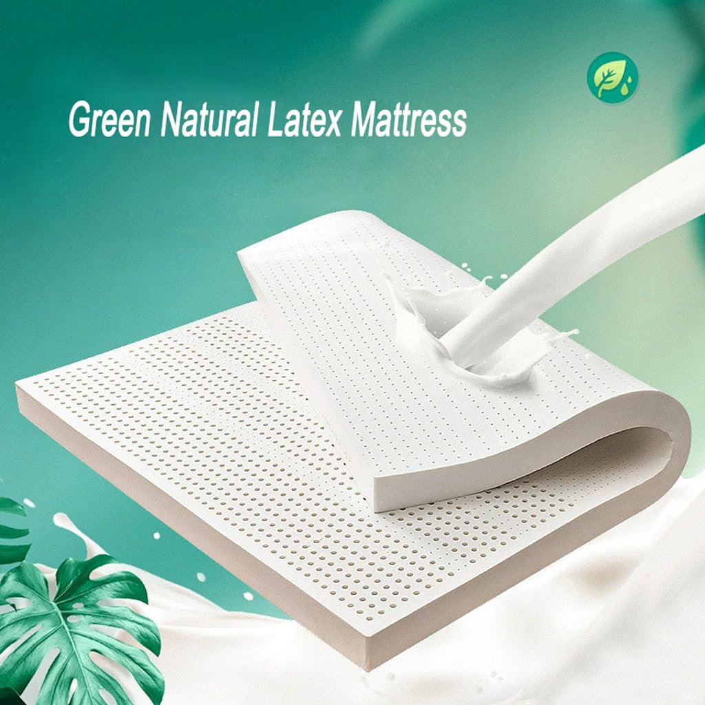 Protector de colchón de látex natural, transpirable y refrescante para una mejor calidad de sueño