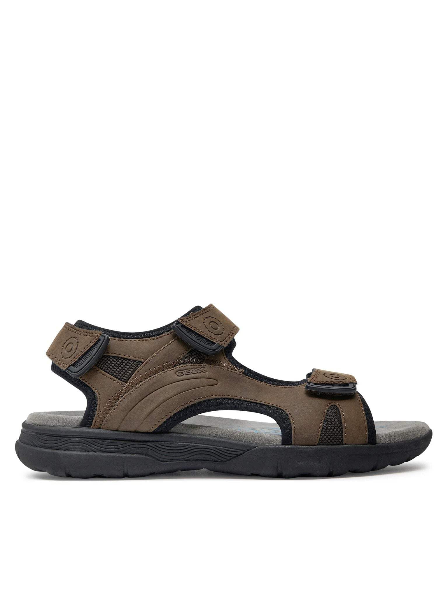 Geox Boys' U Spherica Ec5 ASport Sandal, coffee, 6.5 UK