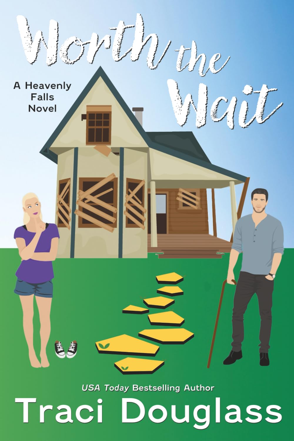 Worth The Wait: Sweet Small Town Second Chance Romance: A Harmony Falls Novel: 1