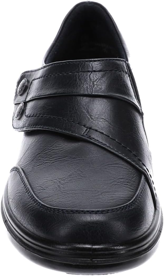 Easy Street レディース Joy ローファー フラット, ネイビー, 28.0 cm W