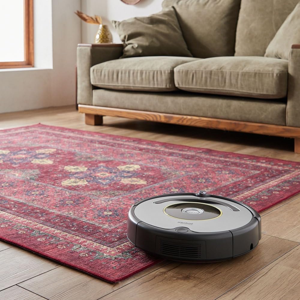 Amazon｜[ベルメゾン] ラグ 洗える ヴィンテージテイスト