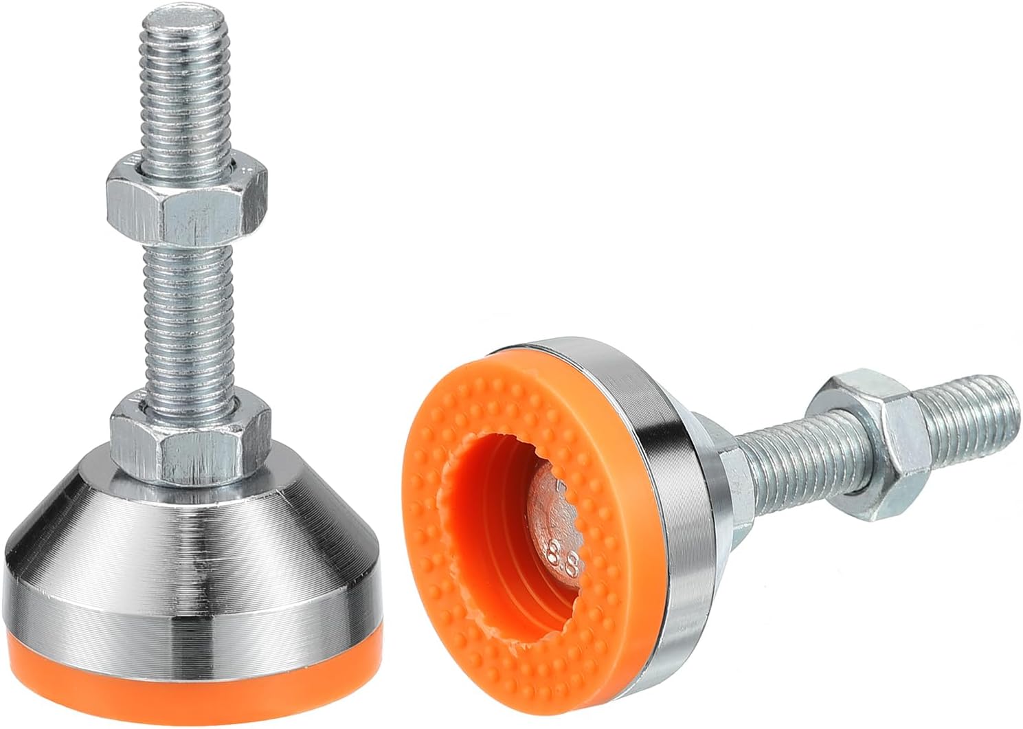Amazon.com: uxcell Leveling Feet, 2Pcs M12x50x50mm - Carbon Steel Non ...