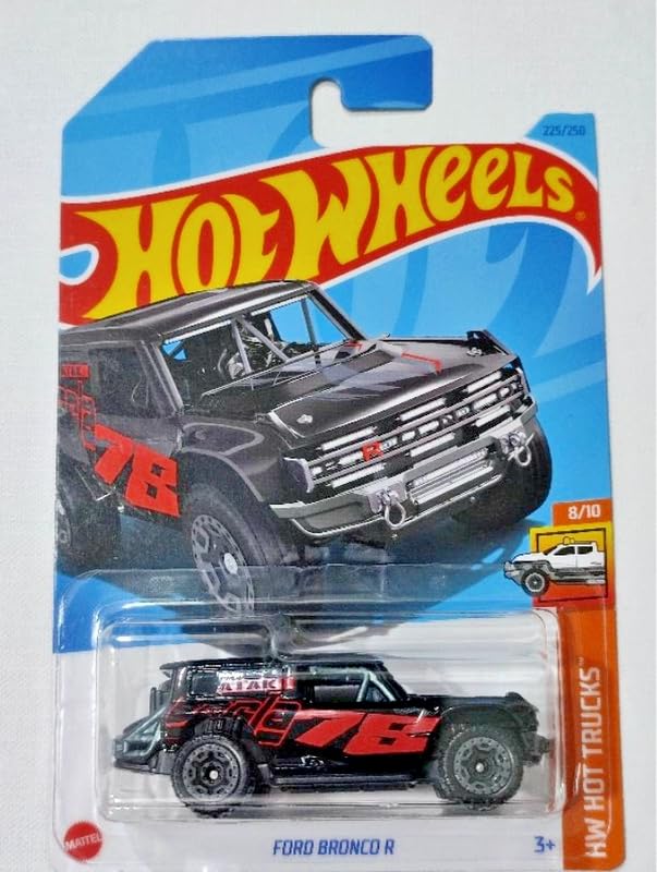 Ford Bronco R HW Hot Trucks Ages 3 and Up (Black)