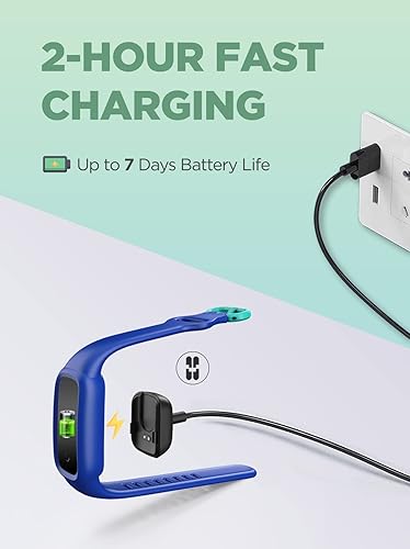 Miniatura 6 de BIGGERFIVE Vigor 2 Kids Fitness Tracker Watch for Girls Boys Ages 5-12, IP68 Waterproof, Activity Tracker, Pedometer, Heart Rate Sleep Monitor,