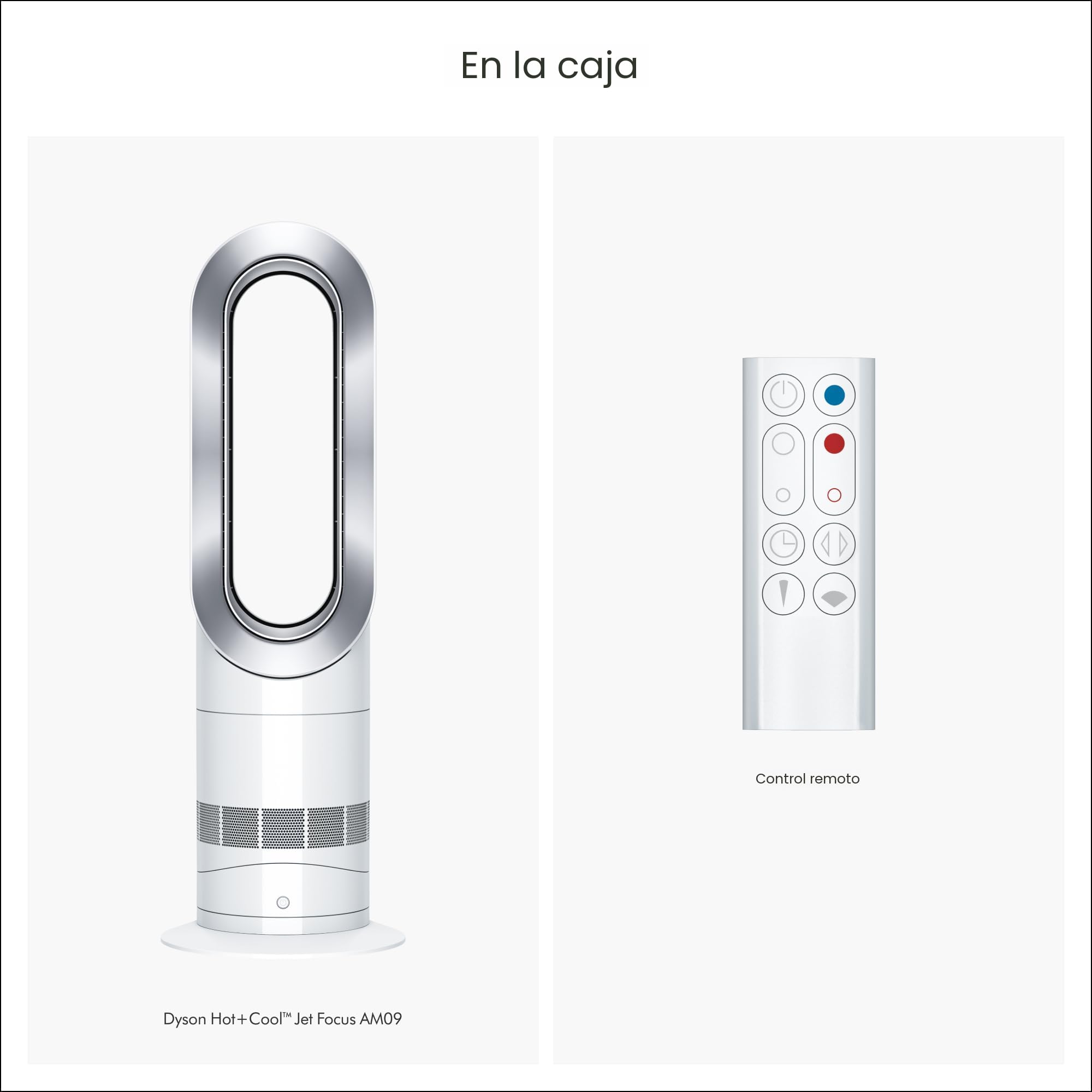 Amazon.com: Ventilador y calentador Dyson Hot+Cool™ AM09 Jet Focus