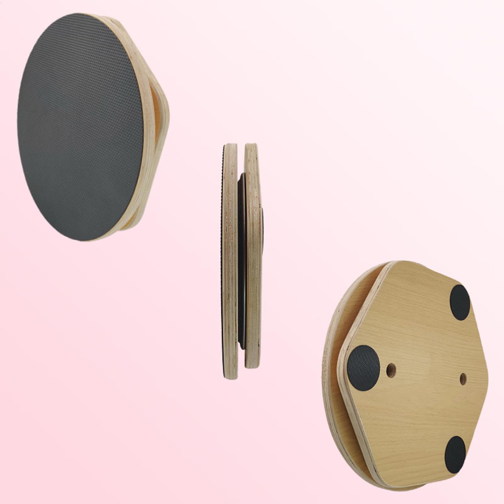 Tabla giratoria de ejercicio, tabla giratoria de madera para equilibrar la cintura, adelgazante abdominal, disco giratorio para tonificar el cuerpo, para el hogar y el fitness