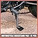 ACROPIX 12pcs Motorcycle Kickstand Pad Support Plate Pad Parking Stand Side Stand Extension Pad Black Car Parts