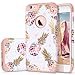 iPhone 6S Plus Case,iPhone 6 Plus Case Pineapple,Fingic Ultra Slim Floral Pineapple Design Case Hard PC Soft Rubber Anti-Scratch Protective Case Cover for iPhone 6 /6s Plus(5.5"),Floral Pineapple/Pink
