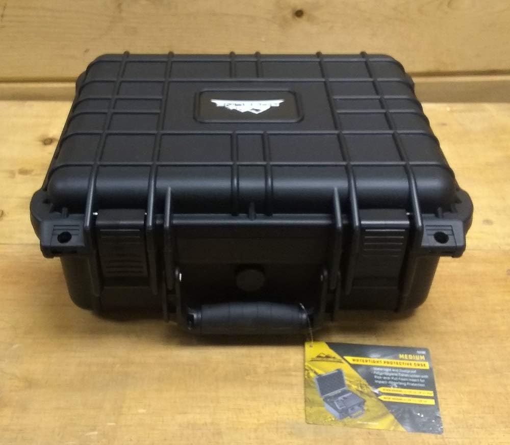 Ridgeline Watertight 13" Protection Pistol Case with Foam, Medium 10192