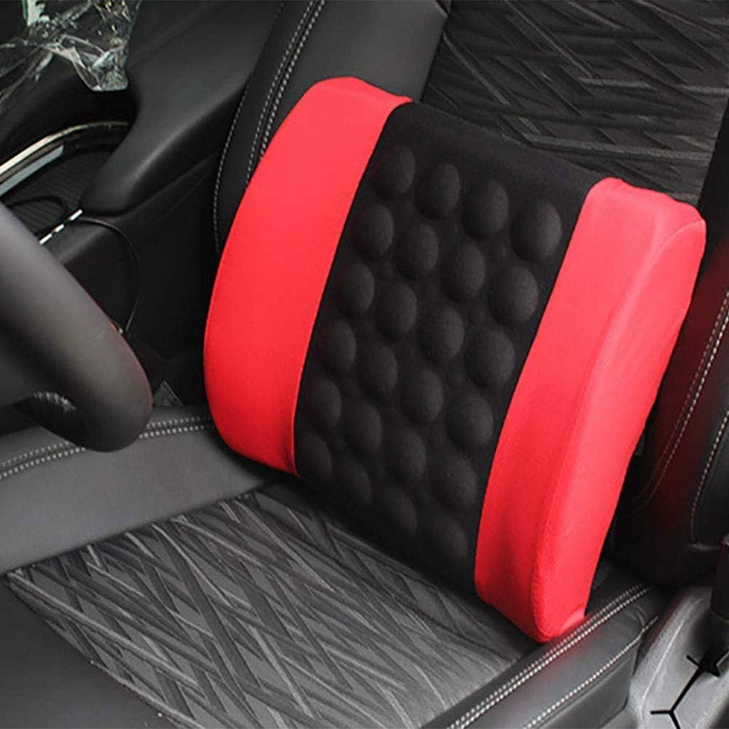 Car Lumbar Pillow - Car Cushion,Electric Massage, Breathable Memory Foam, Car Accessories(E)
