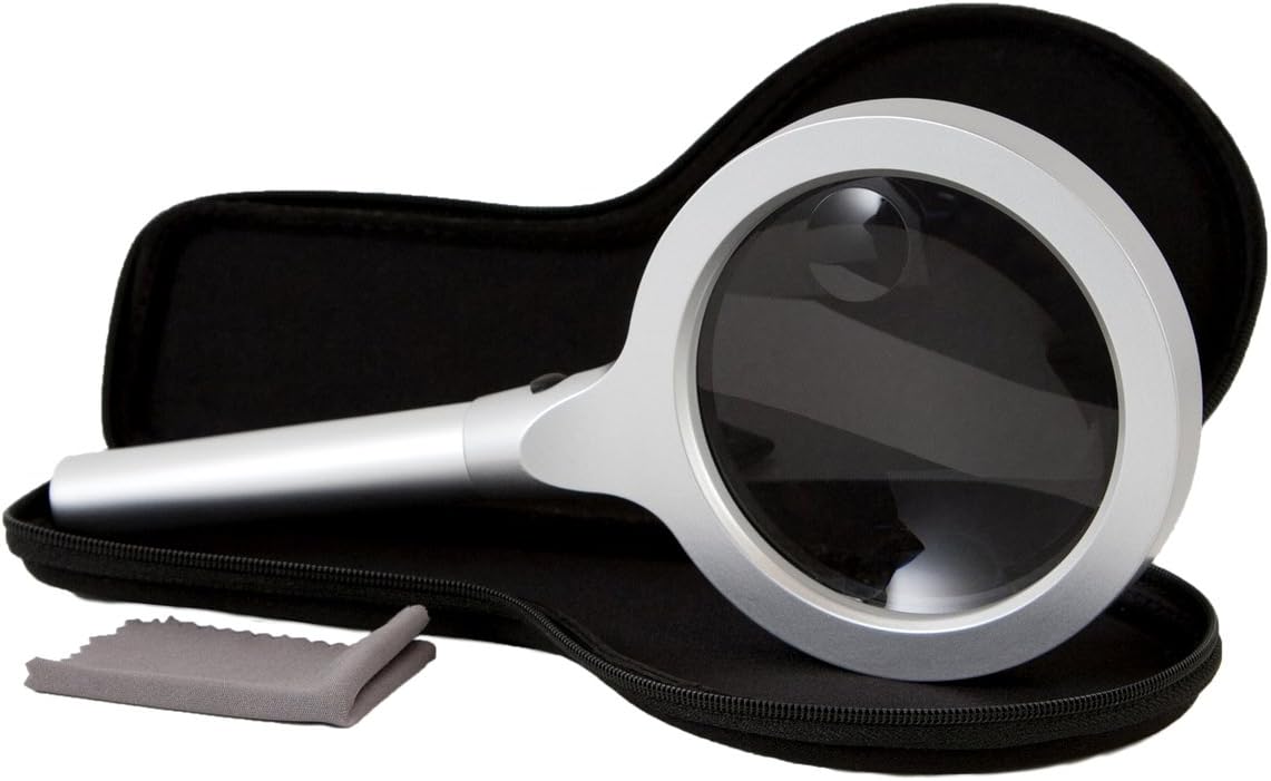 Zadro Health Solutions LED Lighted Illuminating Handheld Magnifier